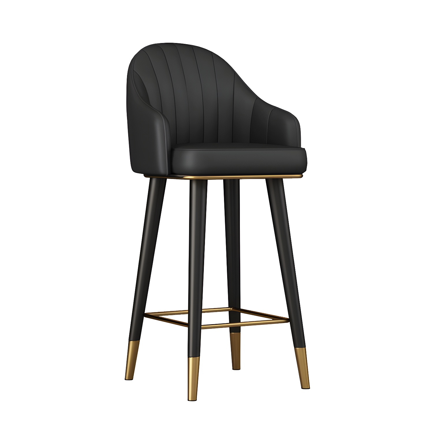 Midnight Elegance Bar Chair